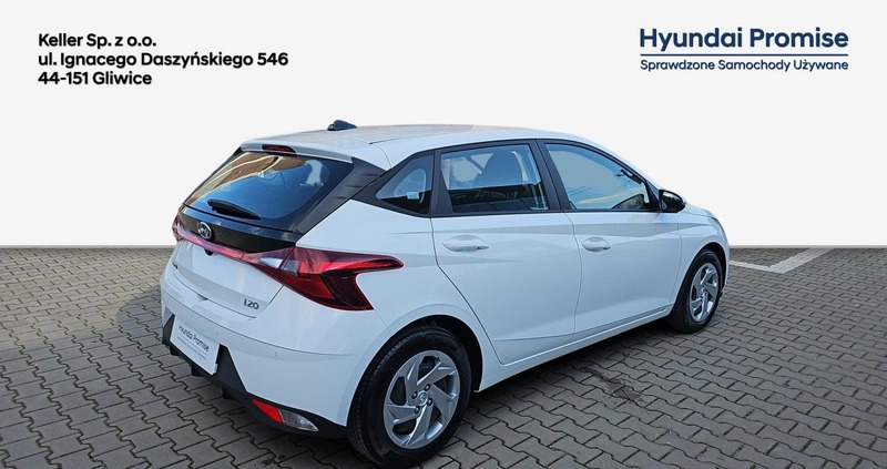 Hyundai i20 cena 75900 przebieg: 7100, rok produkcji 2023 z Brwinów małe 407